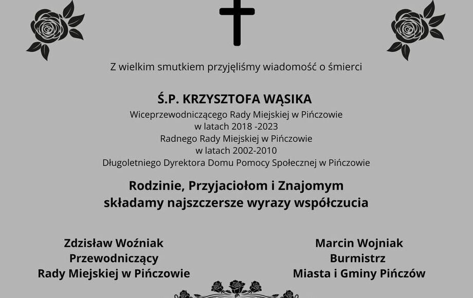 Zdjęcie do Najszczersze kondolencje