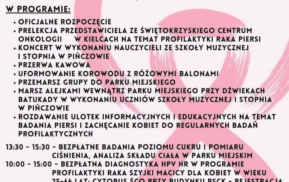 Zdjęcie do Zapraszamy na Marsz R&oacute;żowej Wstążki