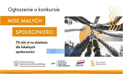 Zdjęcie do Ogłoszenie o konkursie "Moc Małych Społeczności