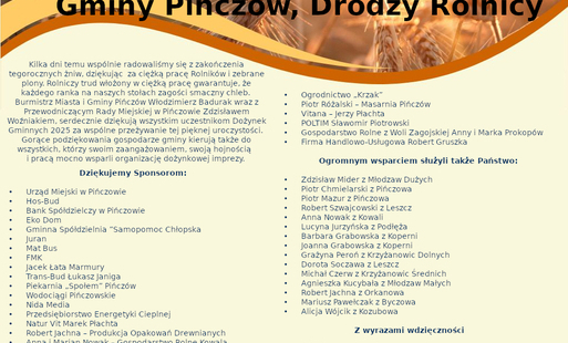 Zdjęcie do Dożynki za nami, czas na podziękowania!
