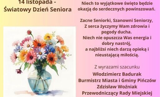 Zdjęcie do Najlepsze życzenia w Światowym Dniu Seniora