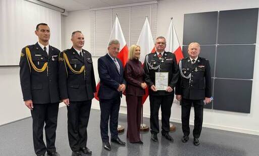 Zdjęcie do Odznaczenie dla druha strażaka