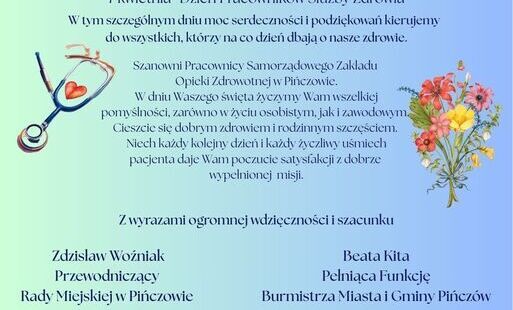 Zdjęcie do Najpiękniejsze życzenia w Dniu Pracownik&oacute;w Służby Zdrowia