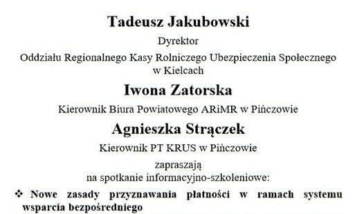 Zdjęcie do Spotkanie informacyjno-szkoleniowe