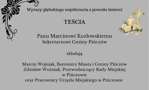 Zdjęcie do Najszczersze kondolencje