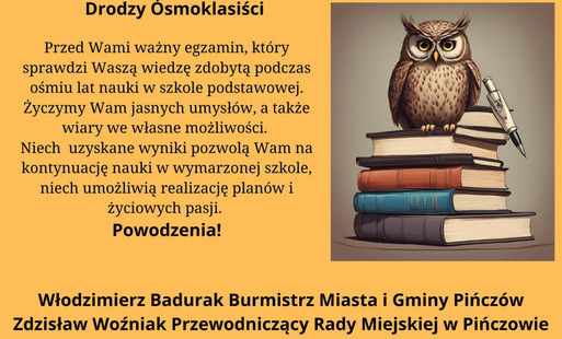 Zdjęcie do Życzenia dla &Oacute;smoklasist&oacute;w