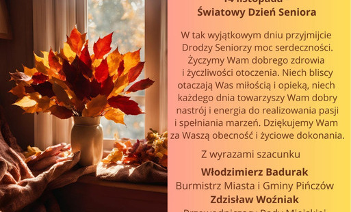 Zdjęcie do 14 Listopada Światowy Dzień Seniora