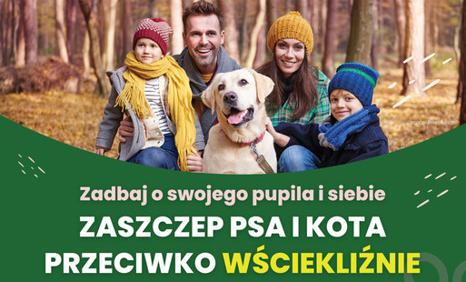 Zdjęcie do Szczep psa i kota przeciw wściekliźnie