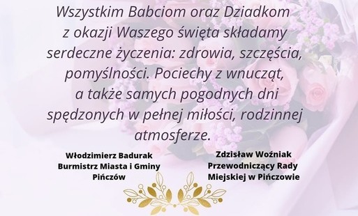 Zdjęcie do Dzień Babci i Dziadka 2023. Składamy serdeczne życzenia